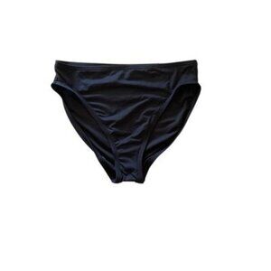 Michael Michael Kors High-Leg Black Bikini Bottoms Women's Swimsuit Size M NWT